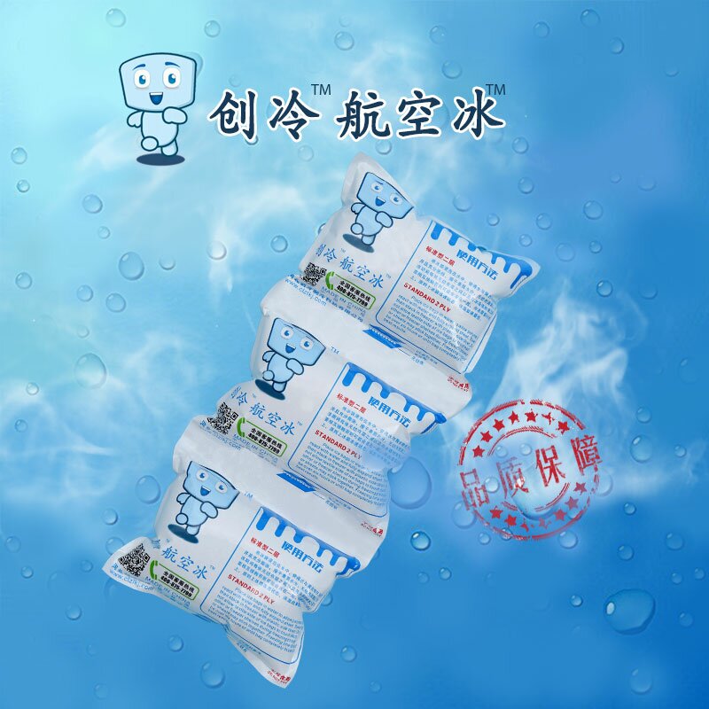 创冷科技航空冰袋3大格0.6元
